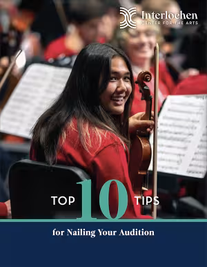 Ten music audition tips.