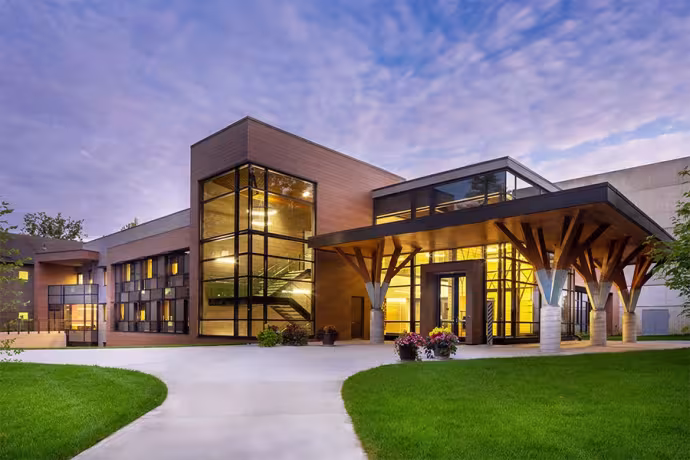 The Music Center - exterior, dusk