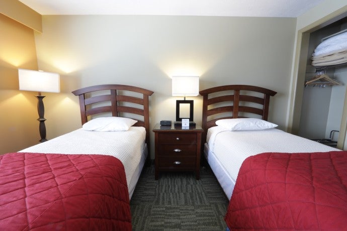 Stone Hotel Room - Twin Beds