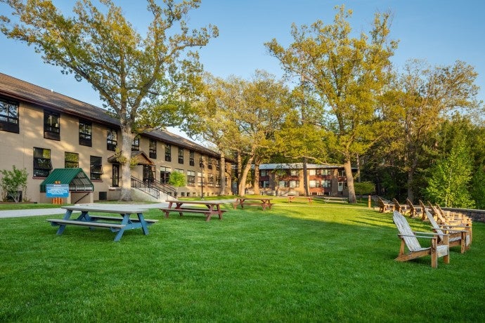 This is the Stone Hotel Green Lake view