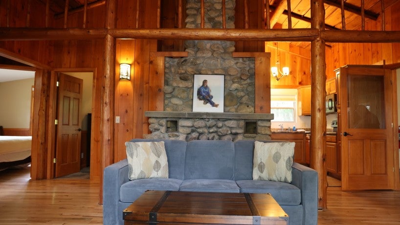 Greenleaf Cabin living room
