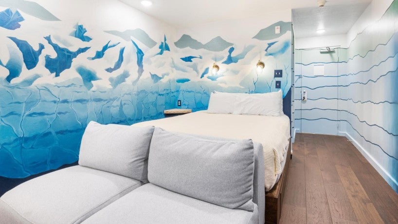 Halocene hotel art room