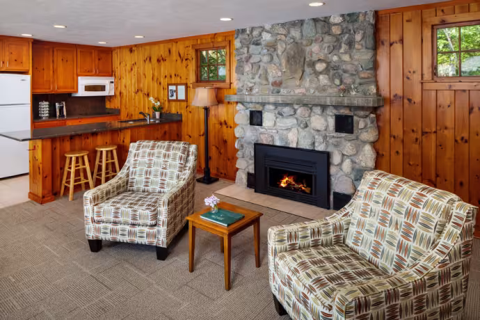 Tremaine Cabin on the shores of Green Lake at Interlochen Center for the Arts