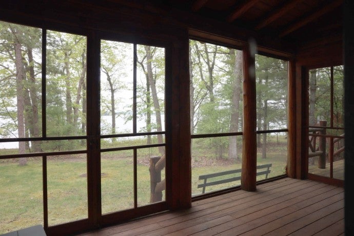 Green Lake Heritage House screen porch
