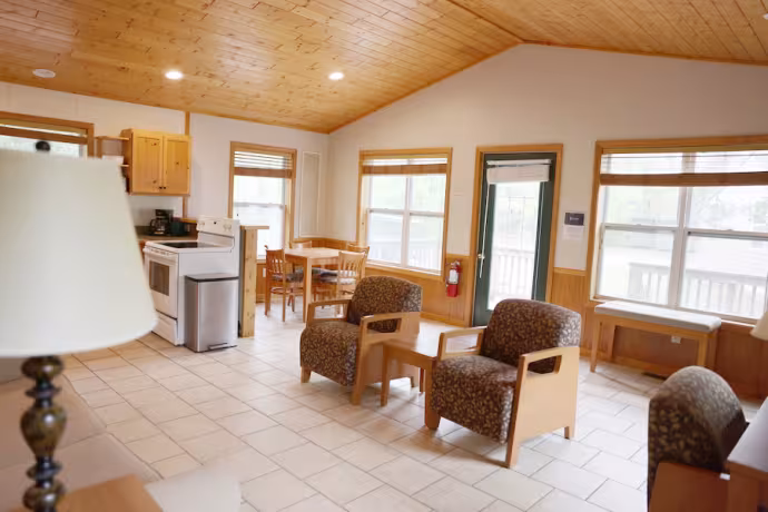 Cedar House living room