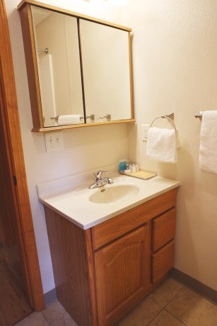 Greenleaf Cabin bathroom