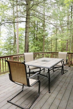 Greenleaf Cabin deck