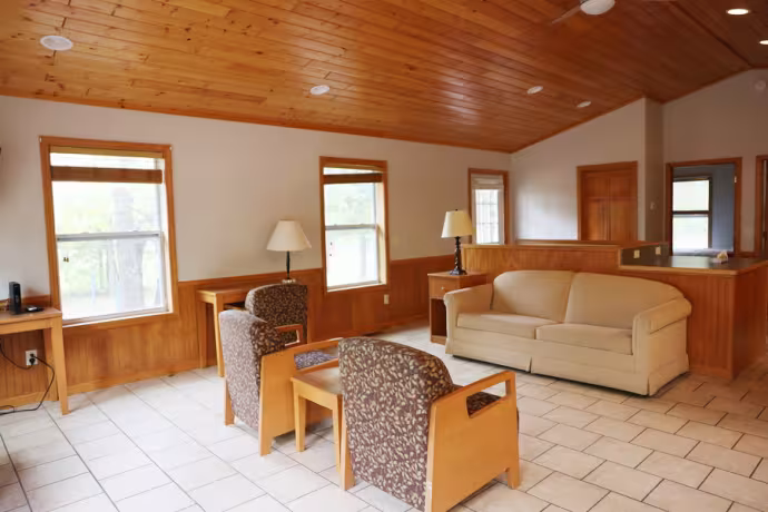 Cedar House living room