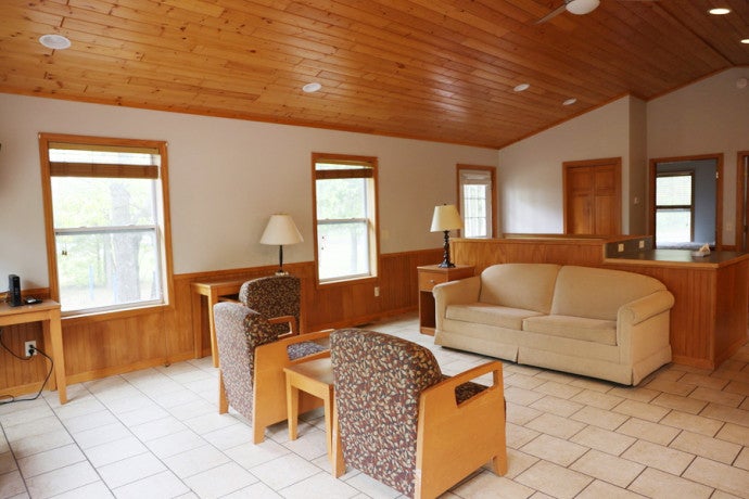 Cedar House living room