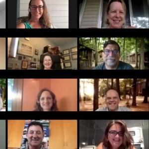 Camp alumni reunite for a virtual reunion.
