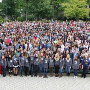 The 2014 Interlochen Arts Academy student body