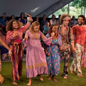 Interlochen alumni in a Parallel 45 theatre production