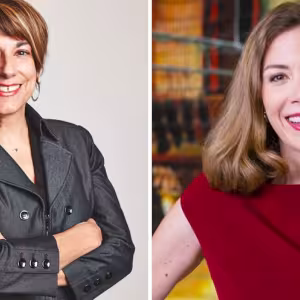 Camille Colatosti and Katharine Laidlaw