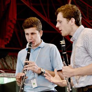 Detroit Symphony Orchestra clarinetist instructs Interlochen Arts Camp student