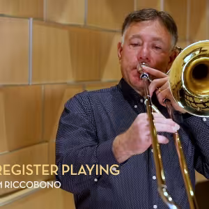 High register trombone playing with Tom Riccobono
