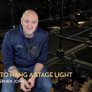 How to hang a stage light
