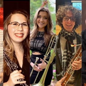 The current Arts Academy students who will take part in NYO-USA this summer.