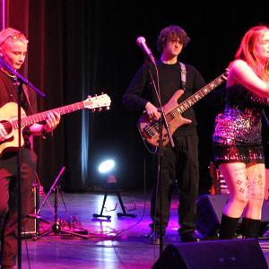 Popular Music Performance students perform during the recent Arena Rock! concert