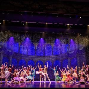 The full cast of Sleeping Beauty poses onstage.