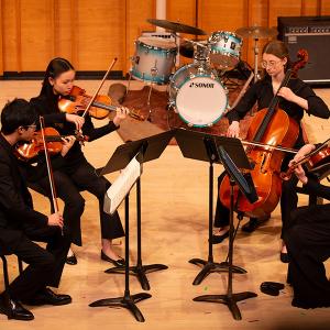 Arts Academy string students perform at Merkin Hall.